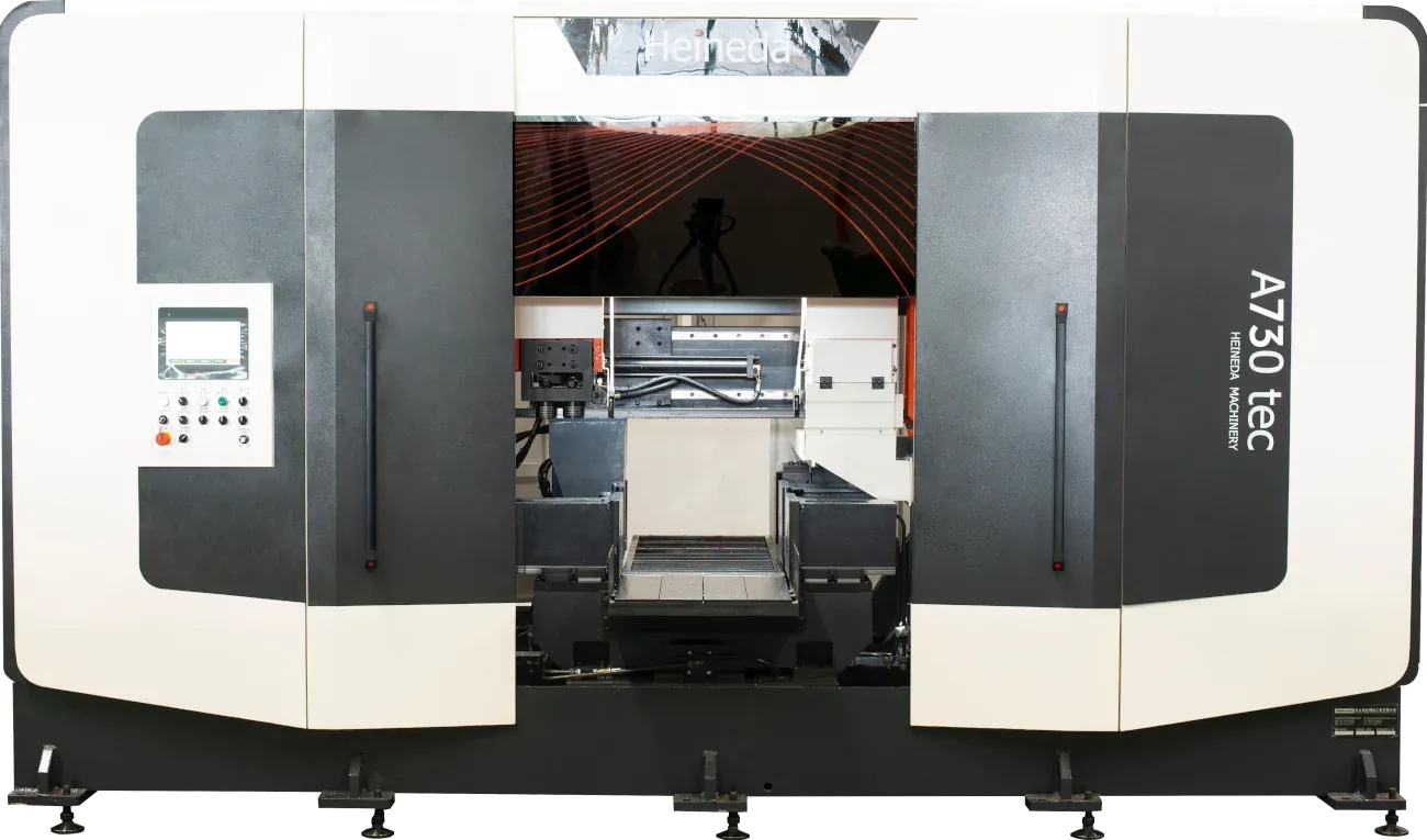 Heineda 400tec semi-automatic band saw front view