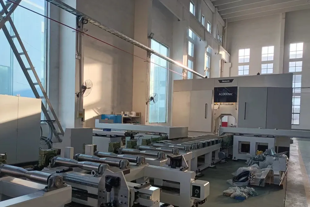 Heineda 1000tec billet sawing line metal cutting equipment