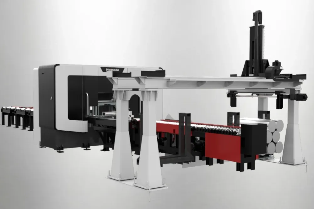 Heineda A400tec billet sawing line alternate view
