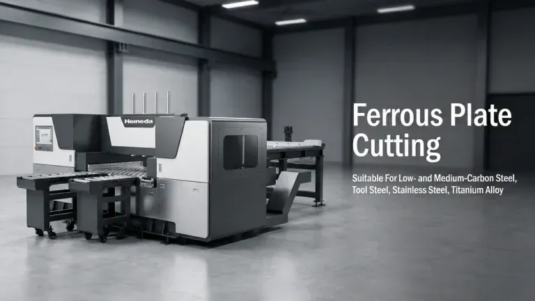 Ferrous plate cutting banner