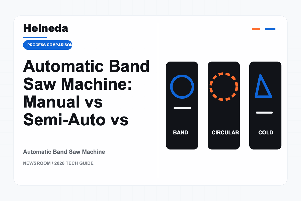 Automatic Band Saw Machine: Manual vs Semi-Auto vs Fully Automatic