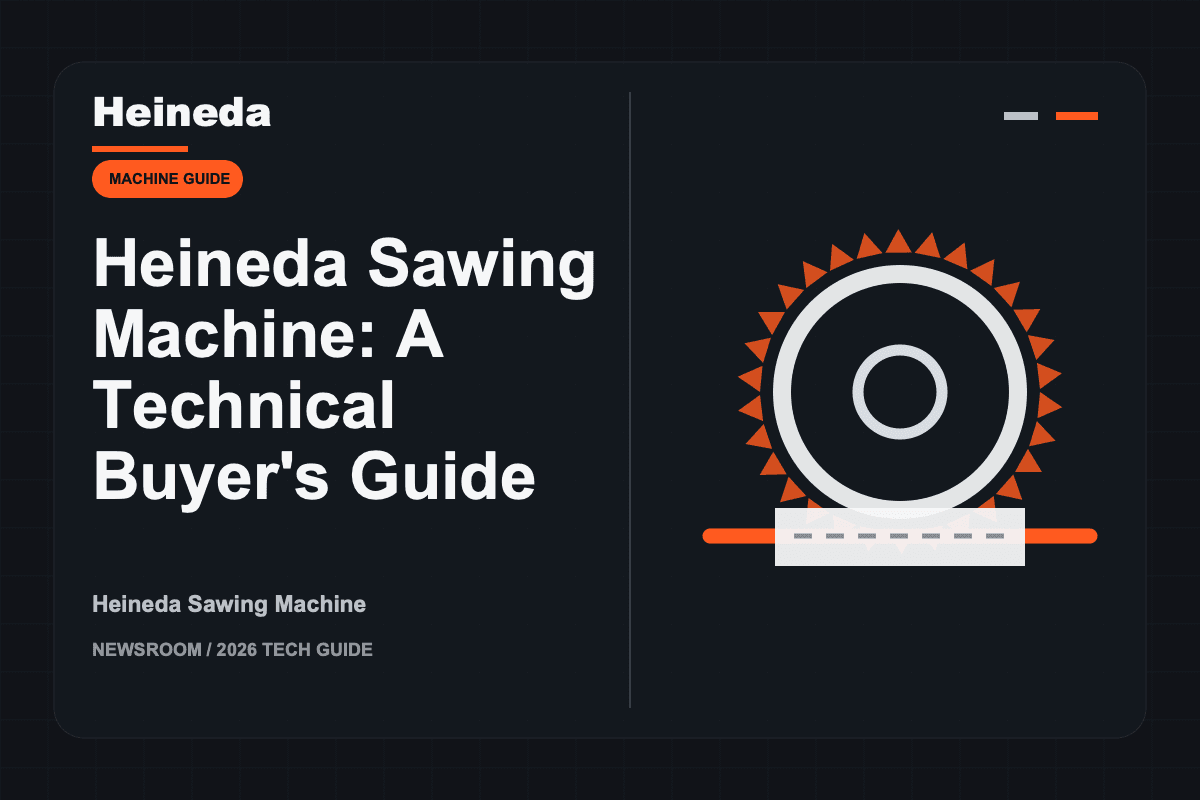 Heineda Sawing Machine: A Technical Buyer's Guide to the Full Product Range