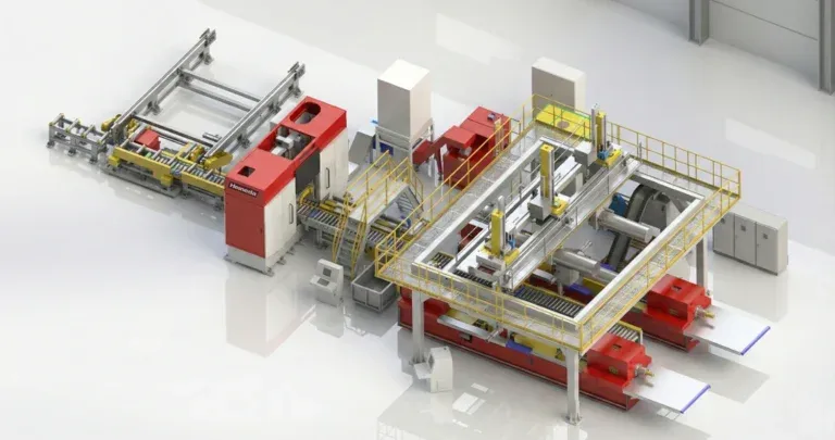 Non-ferrous billet processing banner
