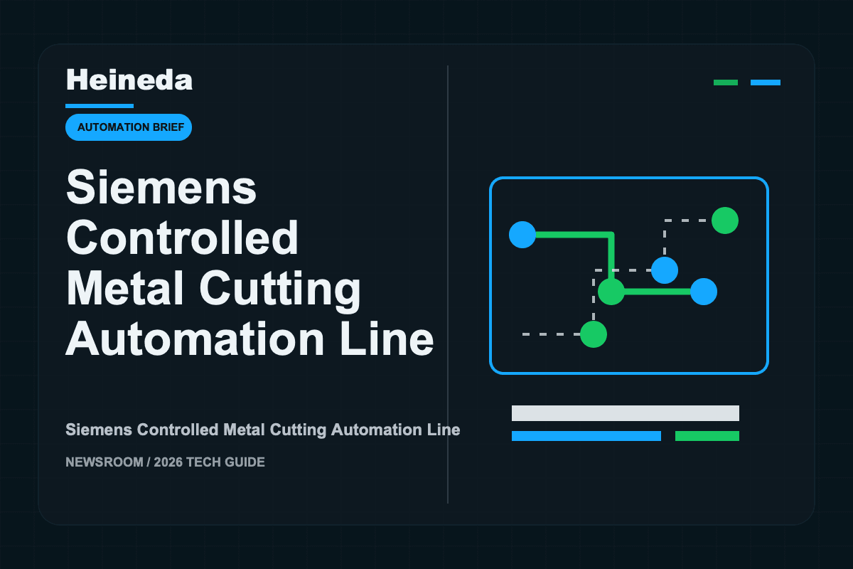 Siemens Controlled Metal Cutting Automation Line